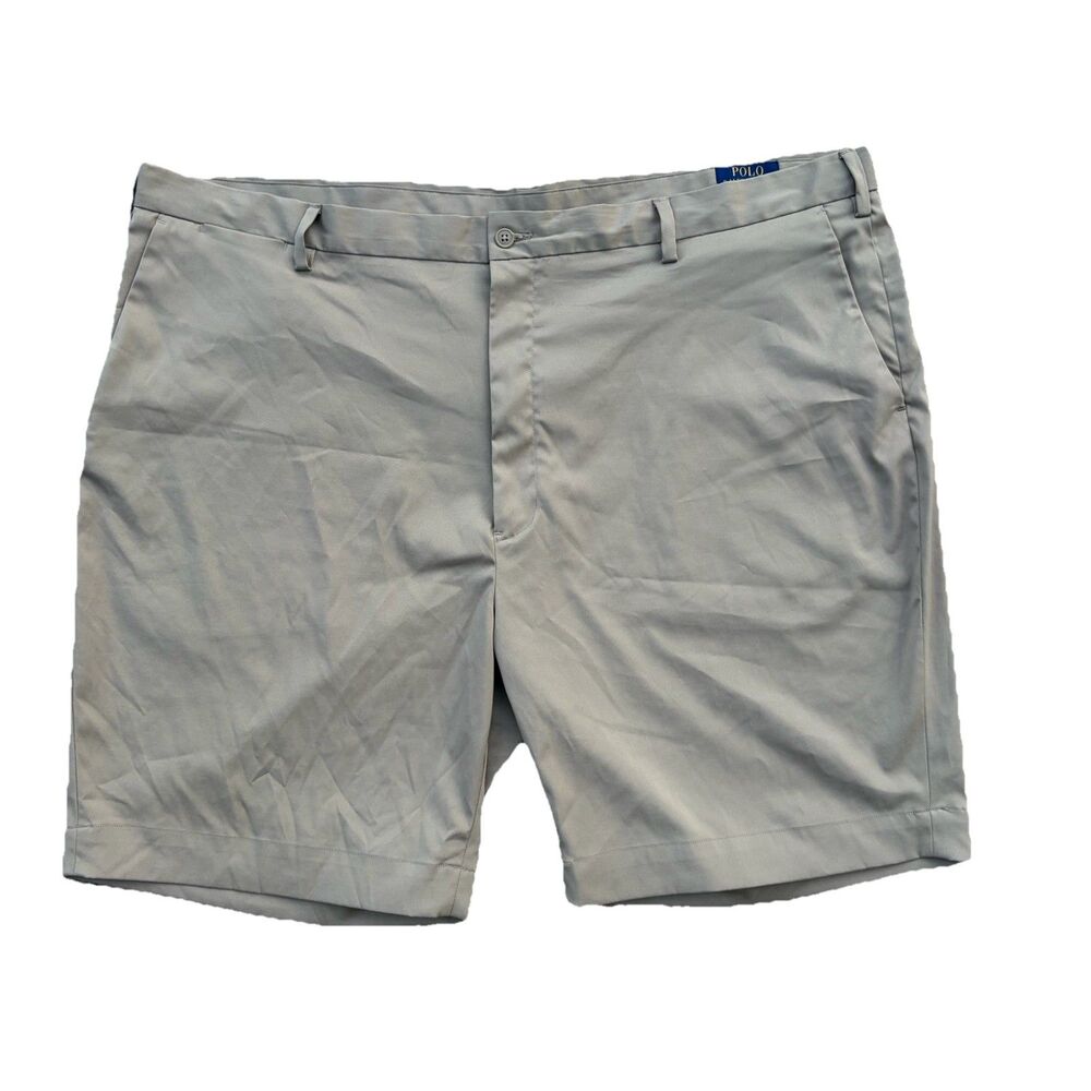 Polo Ralph Lauren Men's Performance Shorts Size 48B Tan Stretch Classic Fit